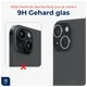 Rosso Apple iPhone 14 / 14 Plus Camera Frame Protector Transparant afbeelding 4