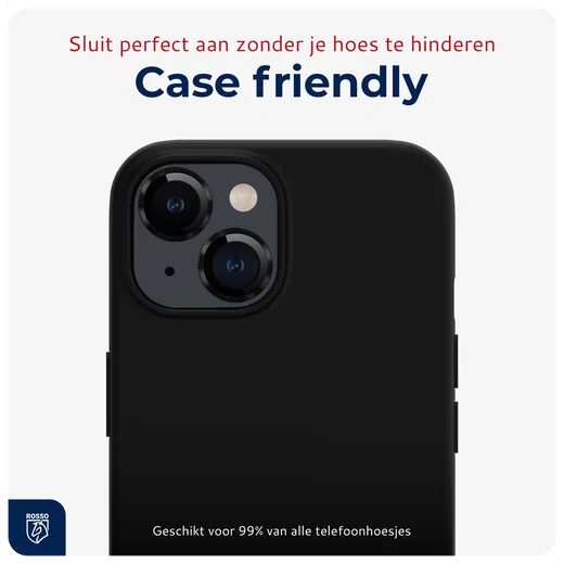 Rosso Apple iPhone 14 / 14 Plus Camera Frame Protector Zwart afbeelding 6