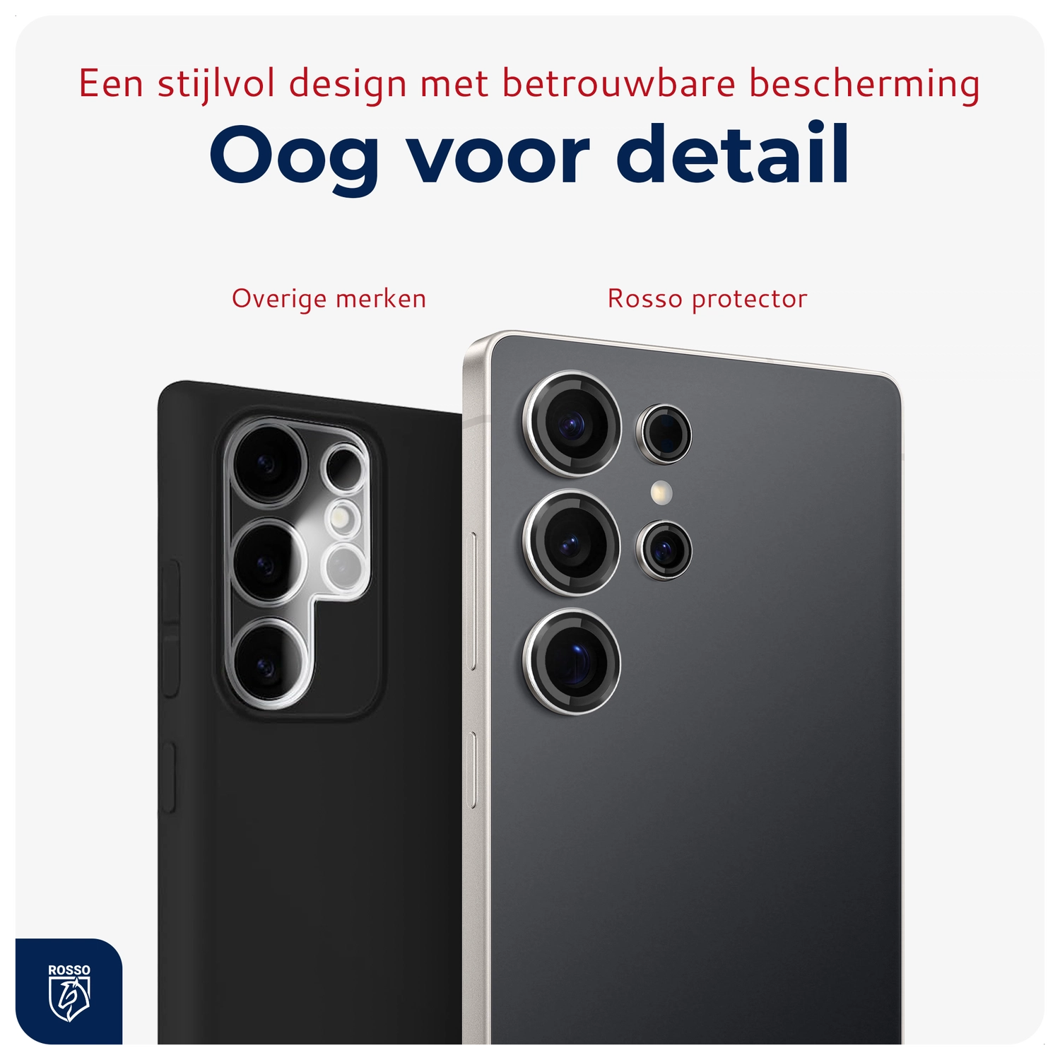 Rosso Samsung Galaxy S25 Ultra Camera Frame Protector Transparant afbeelding 7