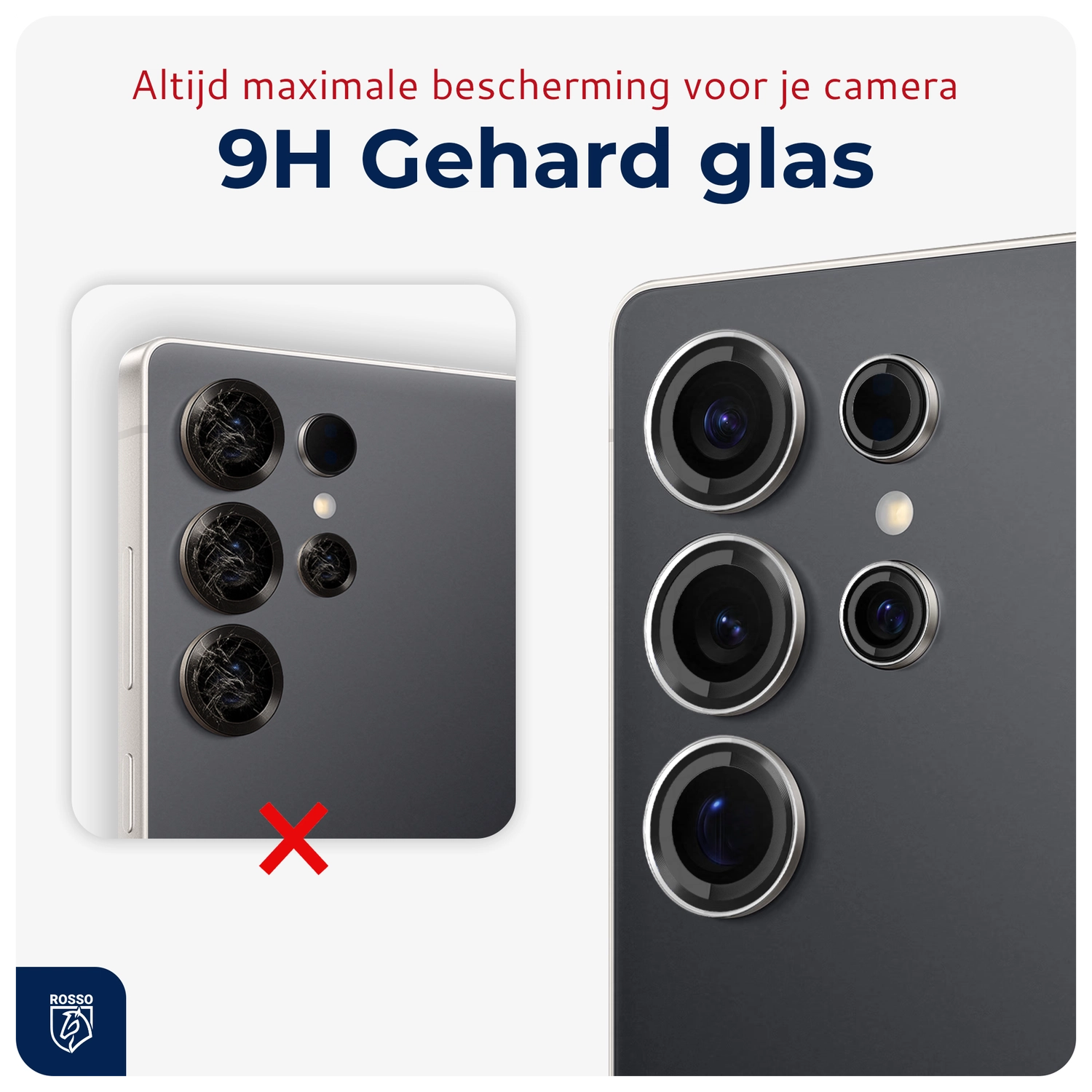 Rosso Samsung Galaxy S25 Ultra Camera Frame Protector Transparant afbeelding 4