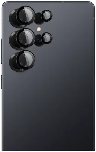 Rosso Samsung Galaxy S25 Ultra Camera Frame Protector Zwart afbeelding 9