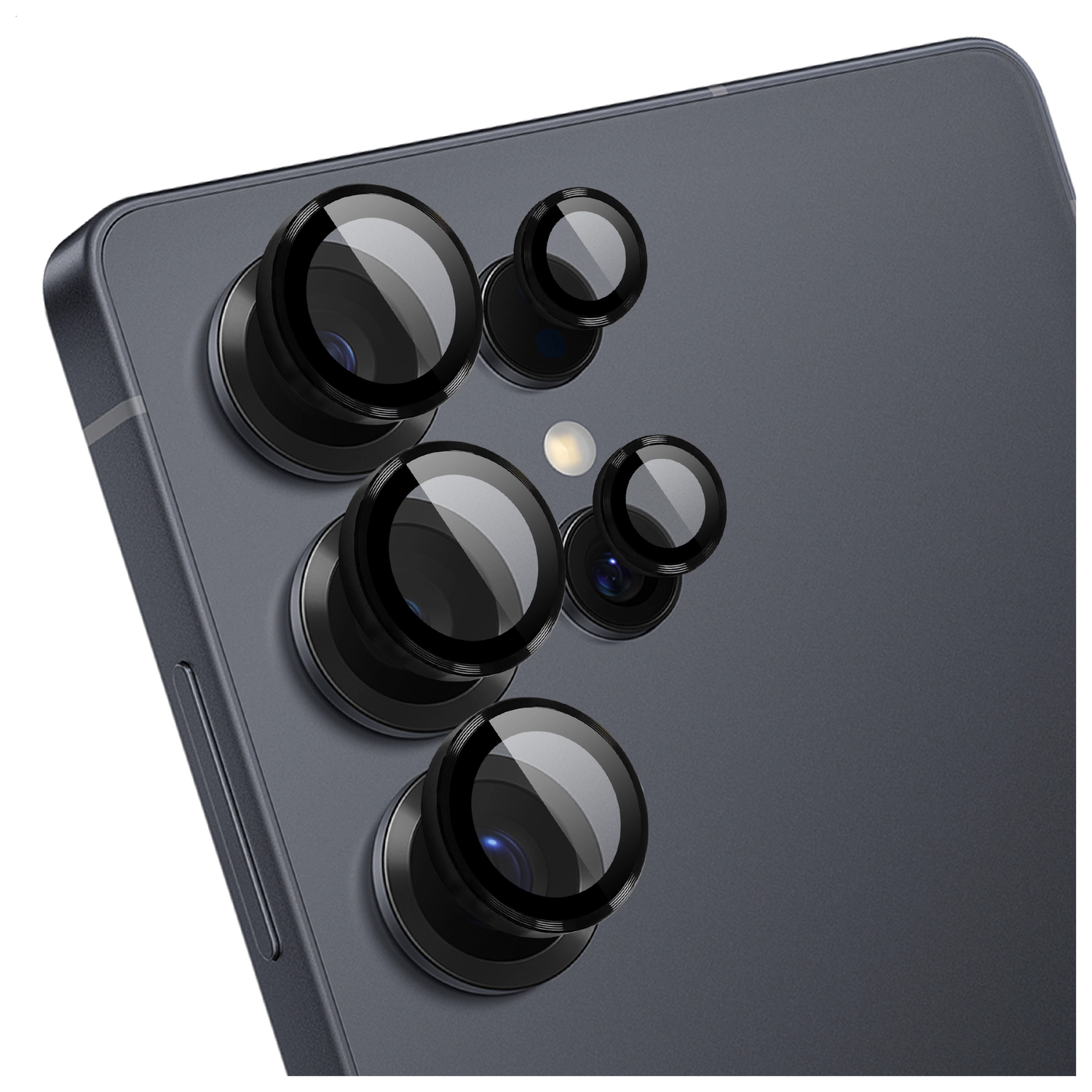 Rosso Samsung Galaxy S25 Ultra Camera Frame Protector Zwart afbeelding 1