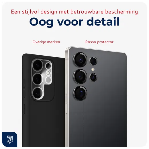 Rosso Samsung Galaxy S25 Ultra Camera Frame Protector Zwart afbeelding 7