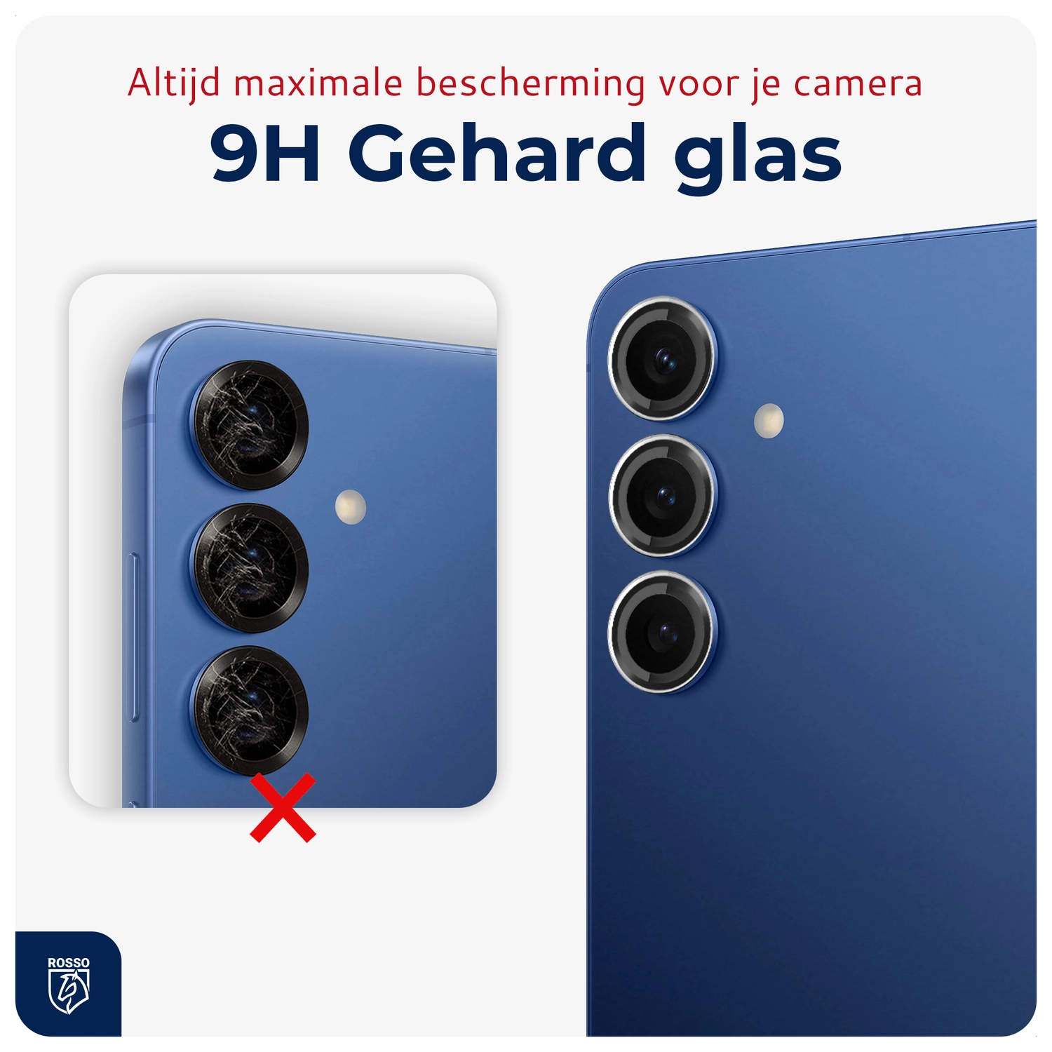 Rosso Samsung Galaxy S25 Camera Frame Protector Transparant afbeelding 3