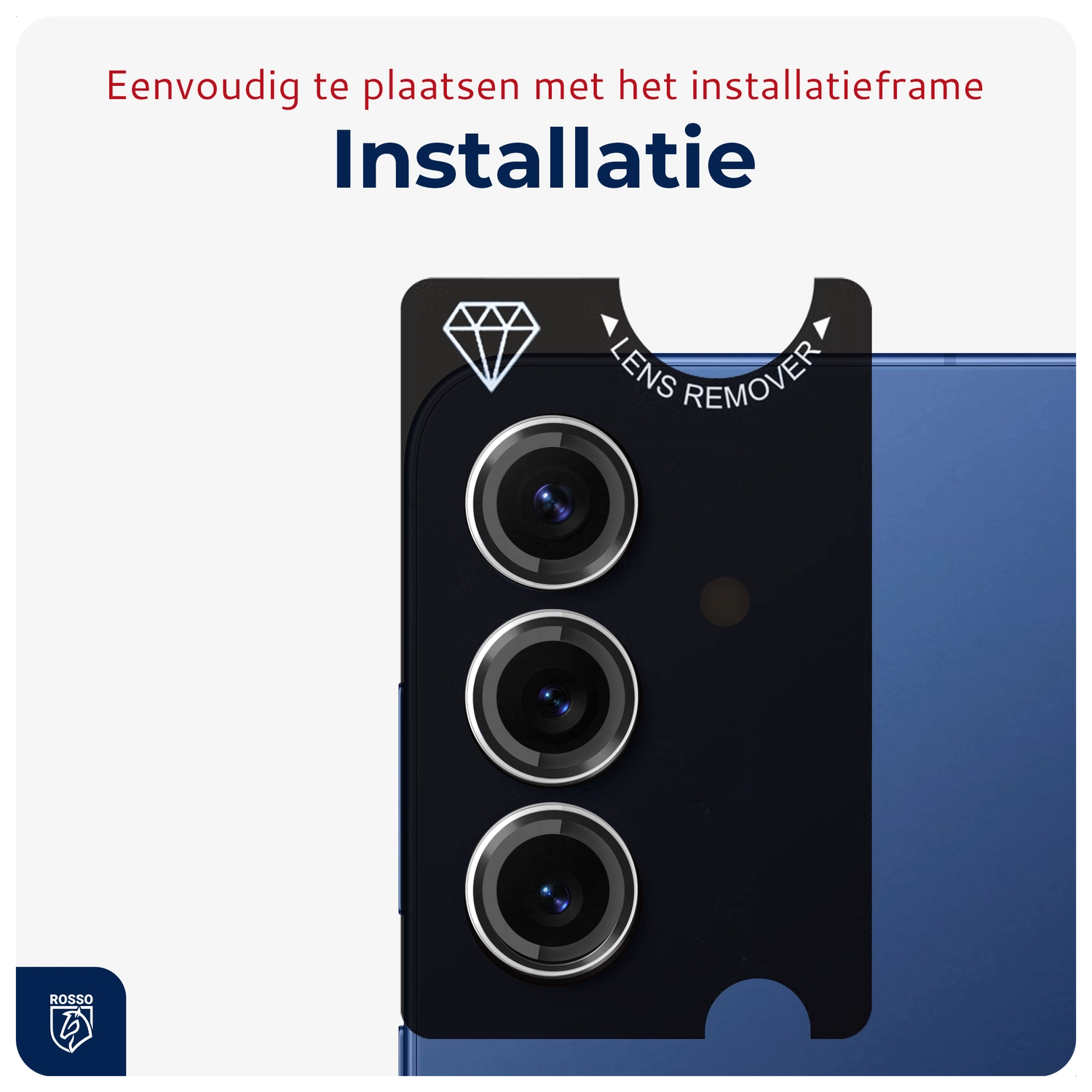 Rosso Samsung Galaxy S25 Camera Frame Protector Transparant afbeelding 4