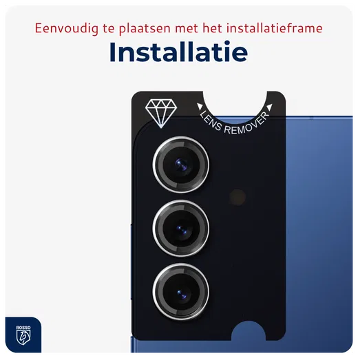 Rosso Samsung Galaxy S25 Camera Frame Protector Transparant afbeelding 4