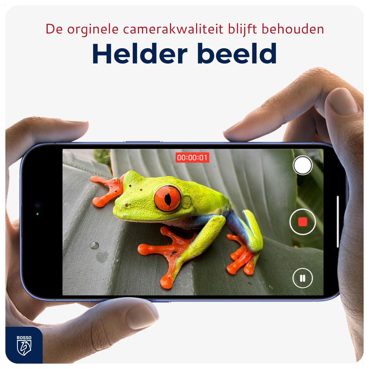 Rosso Samsung Galaxy S25 Camera Frame Protector Zwart afbeelding 8