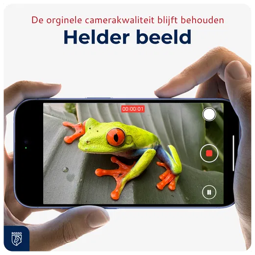 Rosso Samsung Galaxy S25 Camera Frame Protector Zwart afbeelding 8