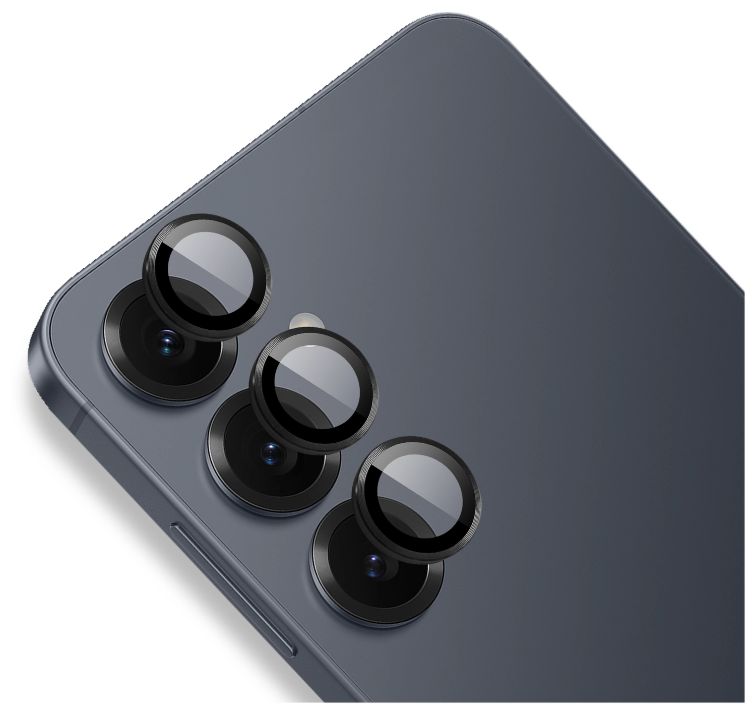 Rosso Samsung Galaxy S25 Camera Frame Protector Zwart afbeelding 11