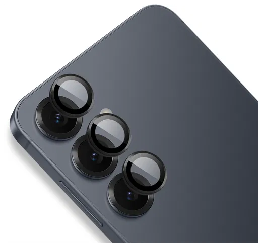 Rosso Samsung Galaxy S25 Camera Frame Protector Zwart afbeelding 11