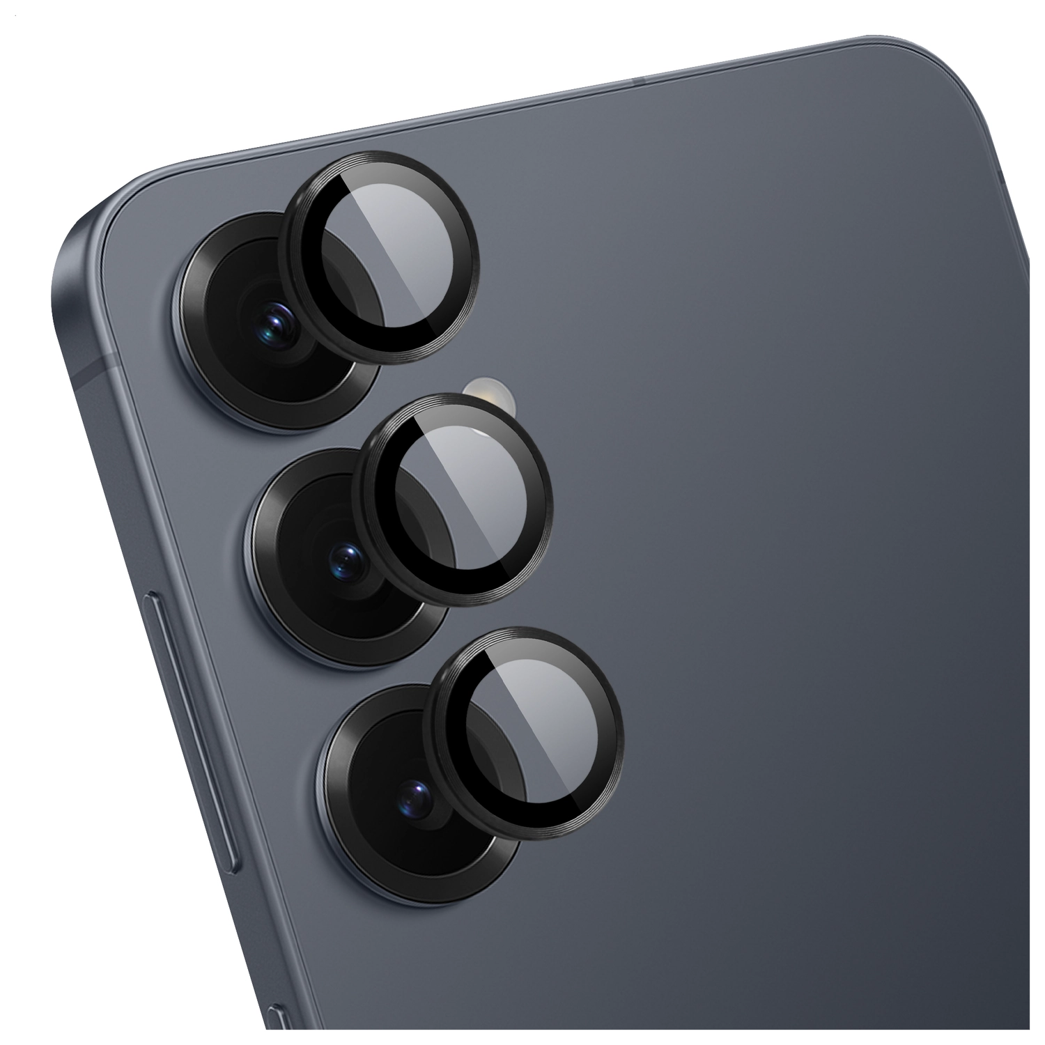 Rosso Samsung Galaxy S25 Camera Frame Protector Zwart afbeelding 1