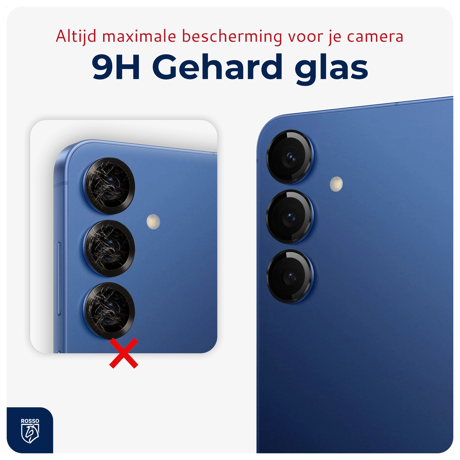 Rosso Samsung Galaxy S25 Camera Frame Protector Zwart afbeelding 3