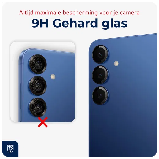 Rosso Samsung Galaxy S25 Camera Frame Protector Zwart afbeelding 3