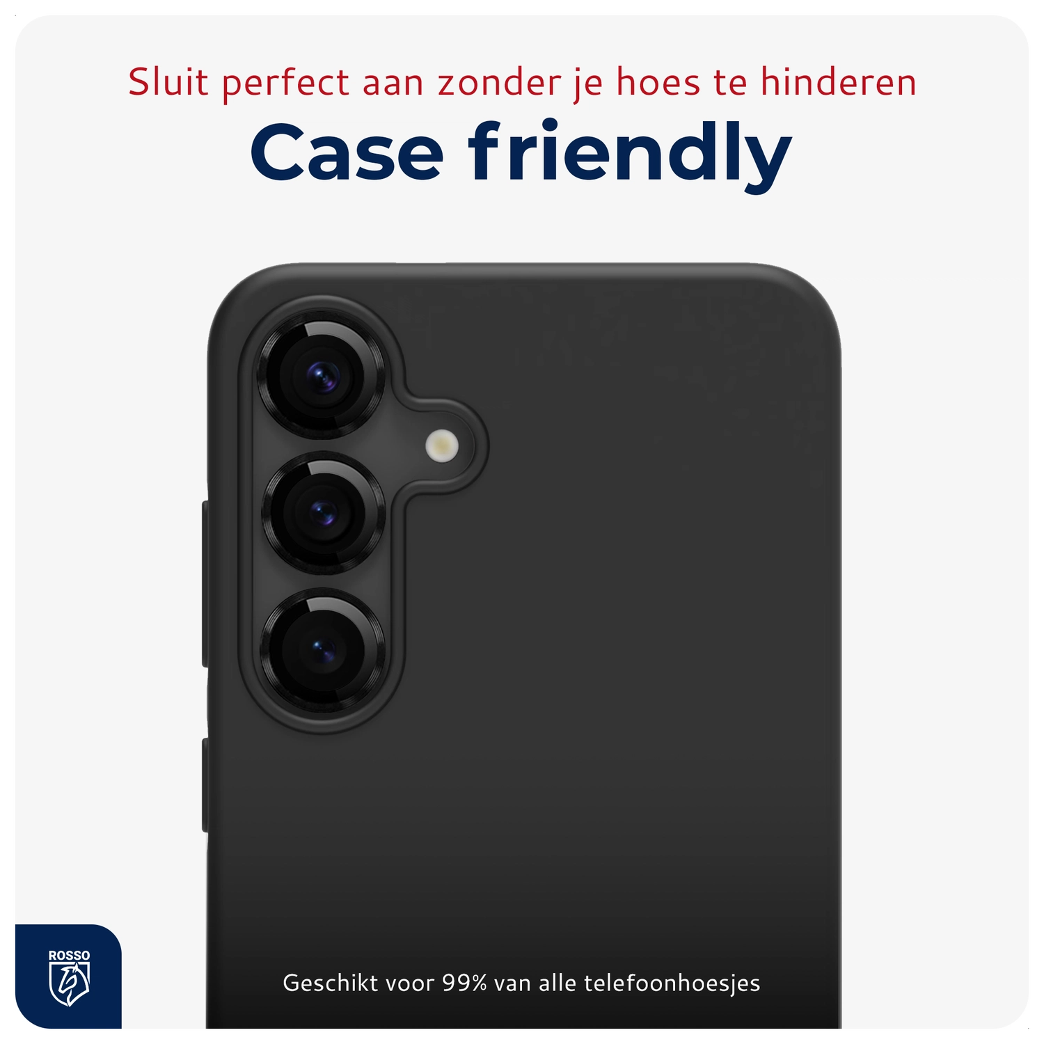 Rosso Samsung Galaxy S25 Camera Frame Protector Zwart afbeelding 5
