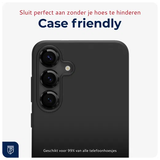 Rosso Samsung Galaxy S25 Camera Frame Protector Zwart afbeelding 5