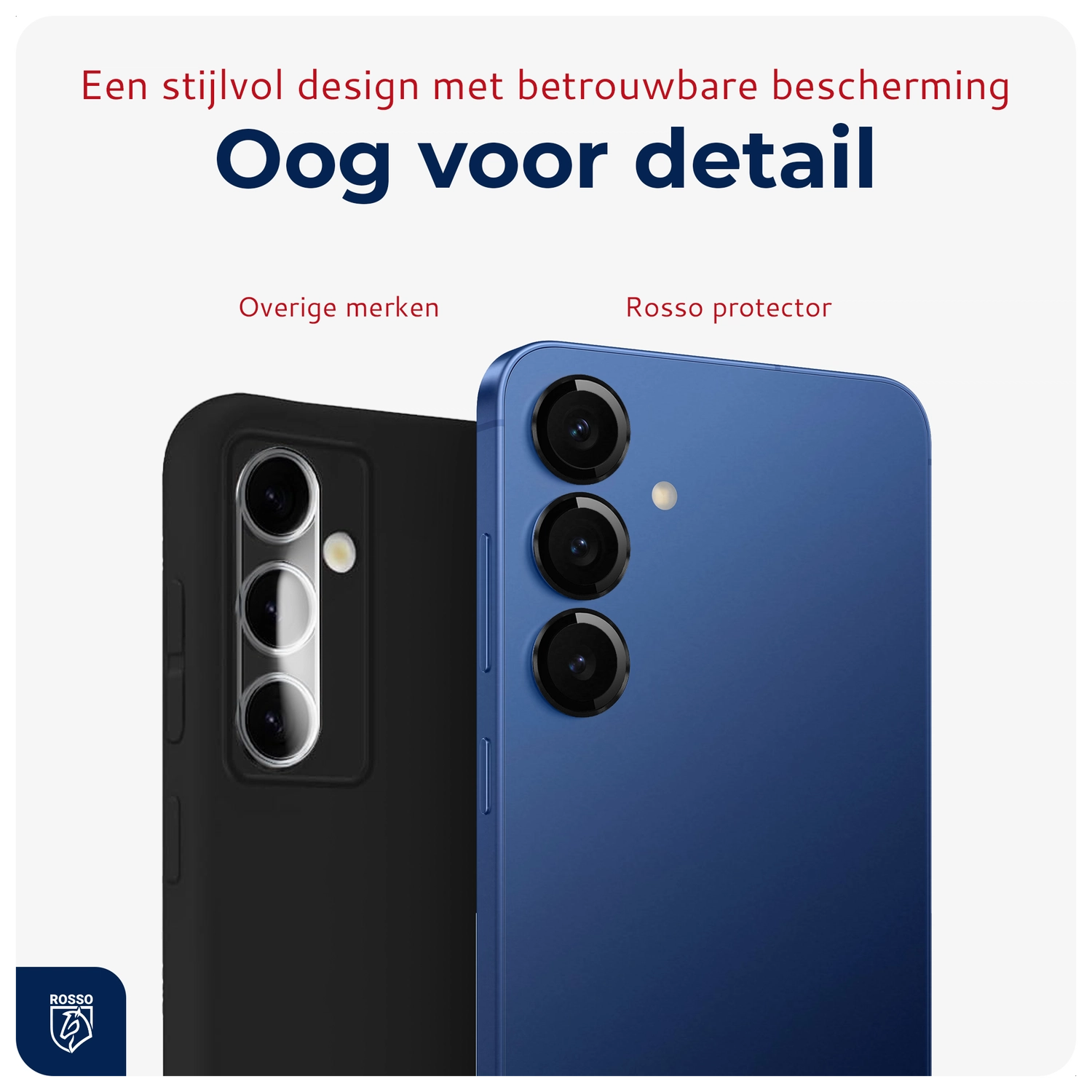 Rosso Samsung Galaxy S25 Camera Frame Protector Zwart afbeelding 6