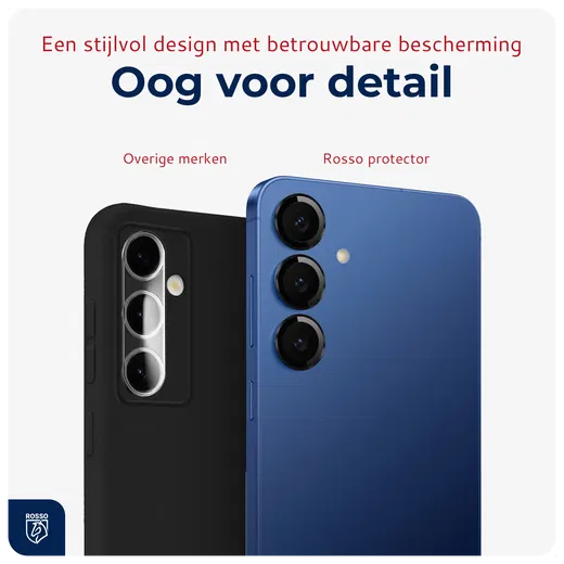Rosso Samsung Galaxy S25 Camera Frame Protector Zwart afbeelding 6