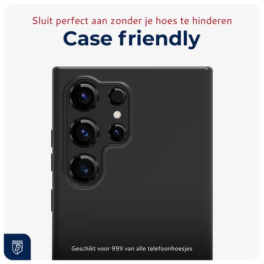 Rosso Samsung Galaxy S24 Ultra Camera Frame Protector Zwart afbeelding 6