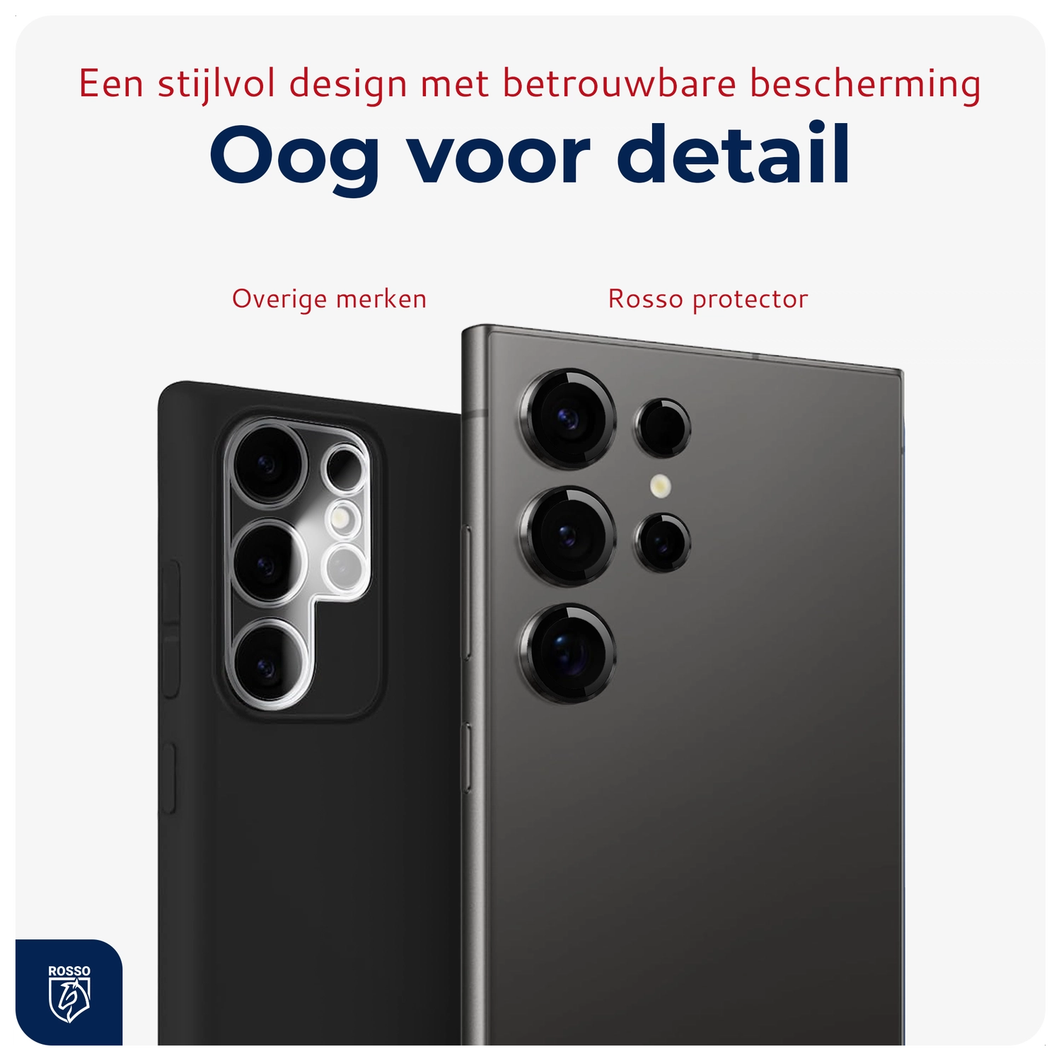 Rosso Samsung Galaxy S24 Ultra Camera Frame Protector Zwart afbeelding 7