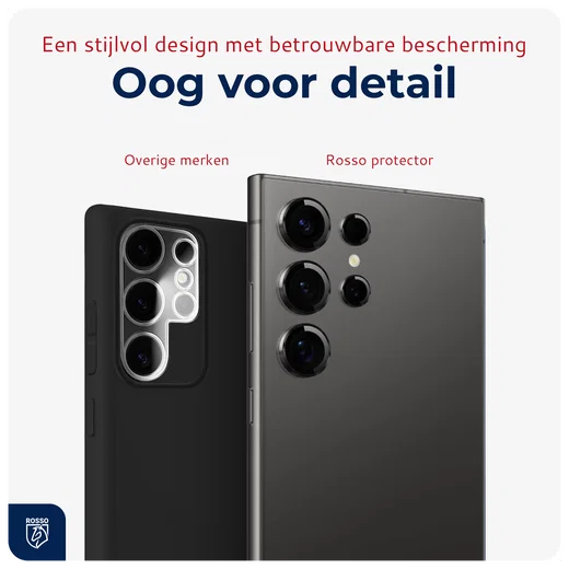 Rosso Samsung Galaxy S24 Ultra Camera Frame Protector Zwart afbeelding 7