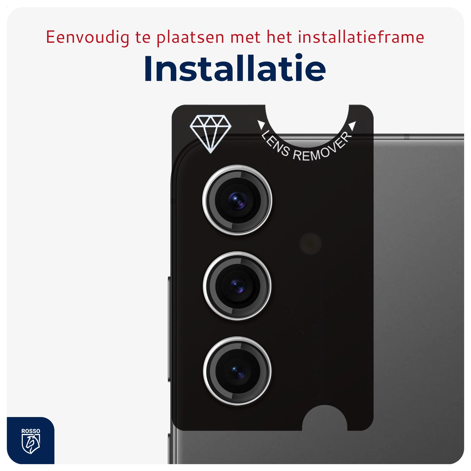 Rosso Samsung Galaxy S24 Plus Camera Frame Protector Transparant afbeelding 5