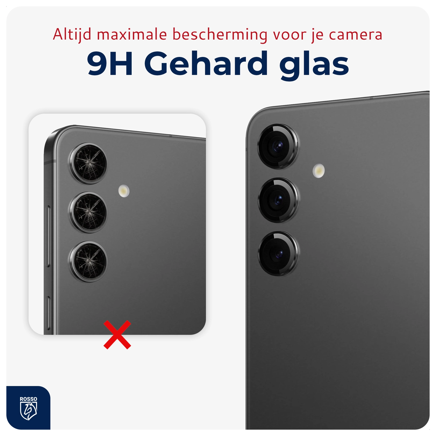 Rosso Samsung Galaxy S24 Plus Camera Frame Protector Zwart afbeelding 4