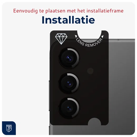 Rosso Samsung Galaxy S24 Camera Frame Protector Zwart afbeelding 5