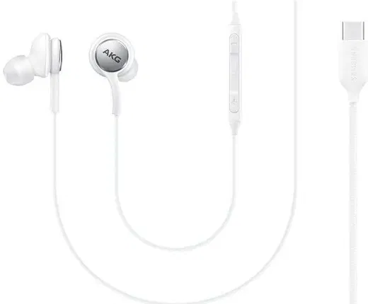 Duo Pack Originele Samsung AKG Headset Oordopjes met USB-C Plug Wit afbeelding 3
