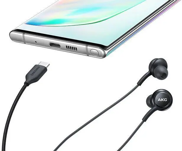 Duo Pack Originele Samsung AKG Headset Oordopjes met USB-C Plug Zwart afbeelding 5
