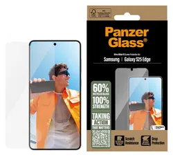PanzerGlass Ultra-Wide Samsung Galaxy S25 Edge Screen Protector afbeelding