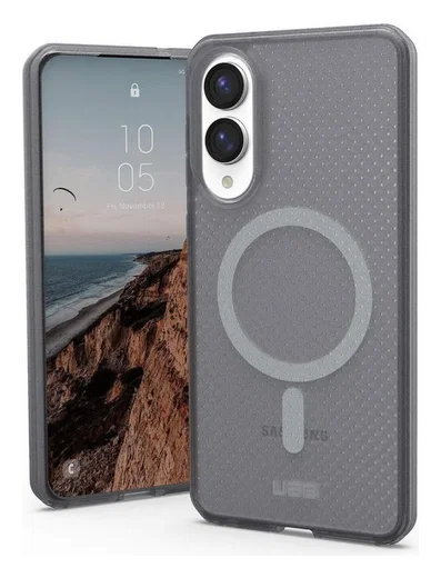 UAG Dot Qi2 Samsung Galaxy S25 Edge Hoesje MagSafe Back Cover Ash afbeelding 1