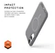 UAG Dot Qi2 Samsung Galaxy S25 Edge Hoesje MagSafe Back Cover Ash afbeelding 4