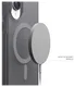 UAG Dot Qi2 Samsung Galaxy S25 Edge Hoesje MagSafe Back Cover Ash afbeelding 5
