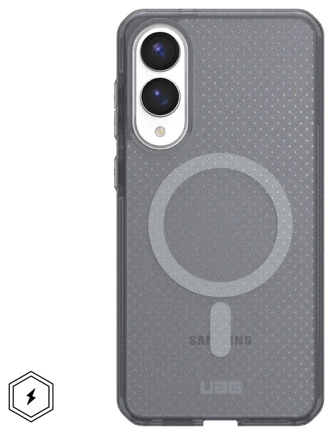 UAG Dot Qi2 Samsung Galaxy S25 Edge Hoesje MagSafe Back Cover Ash afbeelding 8