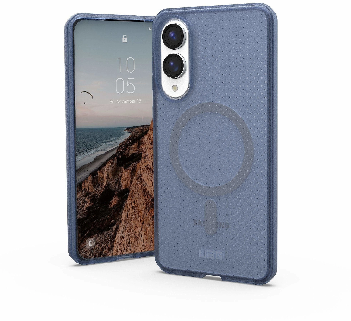 UAG Dot Qi2 Samsung Galaxy S25 Edge Hoesje MagSafe Back Cover Blauw afbeelding 1
