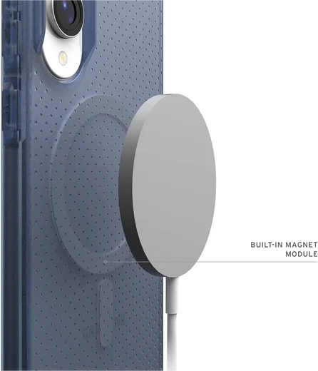 UAG Dot Qi2 Samsung Galaxy S25 Edge Hoesje MagSafe Back Cover Blauw afbeelding 4