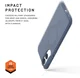 UAG Dot Qi2 Samsung Galaxy S25 Edge Hoesje MagSafe Back Cover Blauw afbeelding 5