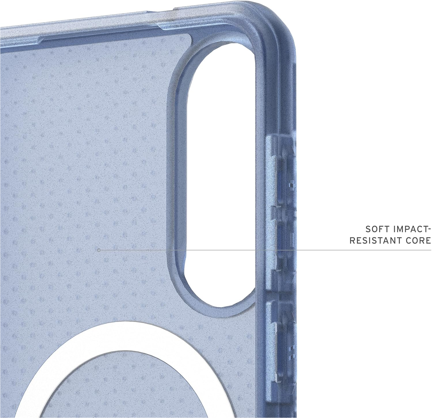 UAG Dot Qi2 Samsung Galaxy S25 Edge Hoesje MagSafe Back Cover Blauw afbeelding 7