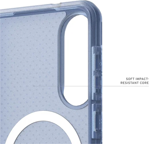 UAG Dot Qi2 Samsung Galaxy S25 Edge Hoesje MagSafe Back Cover Blauw afbeelding 7