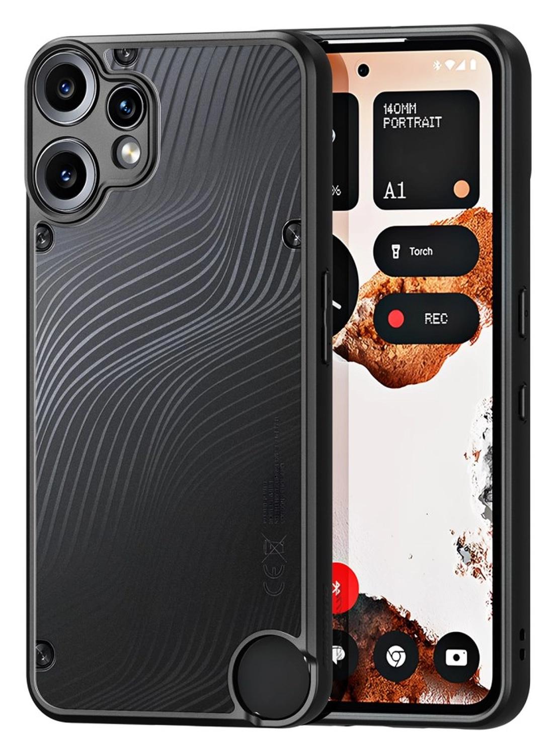 Dux Ducis Aimo Nothing CMF Phone 2 Pro Hoesje Back Cover Zwart afbeelding 1