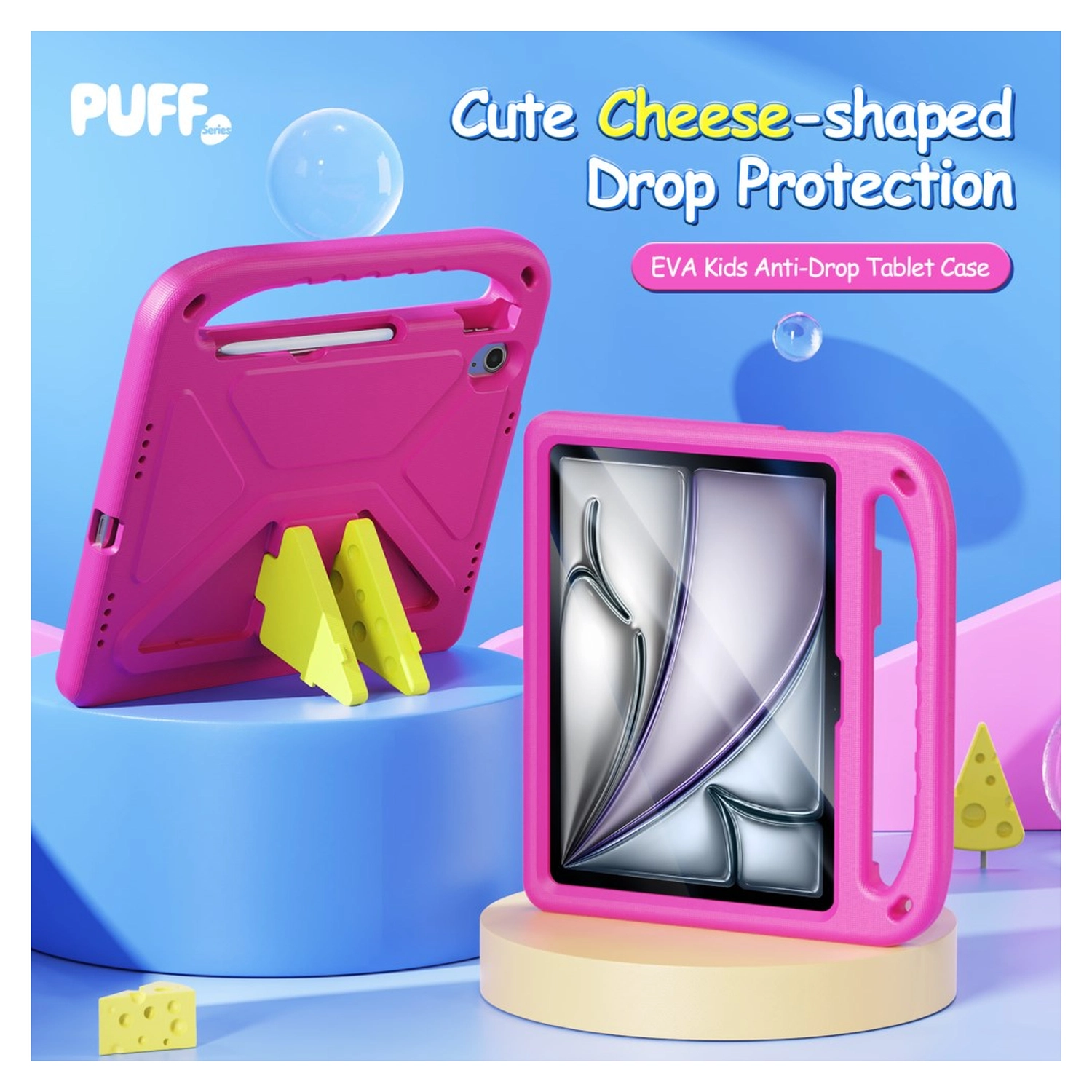 Dux Ducis iPad Air 11 (2024/2025) / Pro 11 (2024/2025) Kinder Tablethoes Roze afbeelding 3