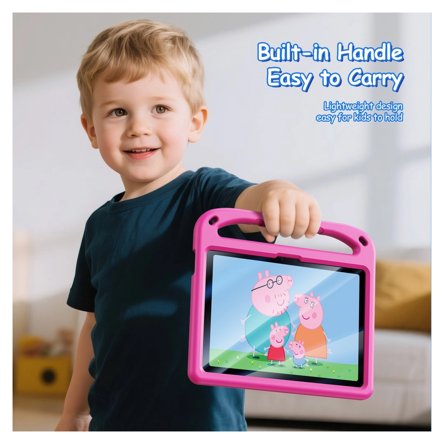 Dux Ducis iPad Air 11 (2024/2025) / Pro 11 (2024/2025) Kinder Tablethoes Roze afbeelding 6
