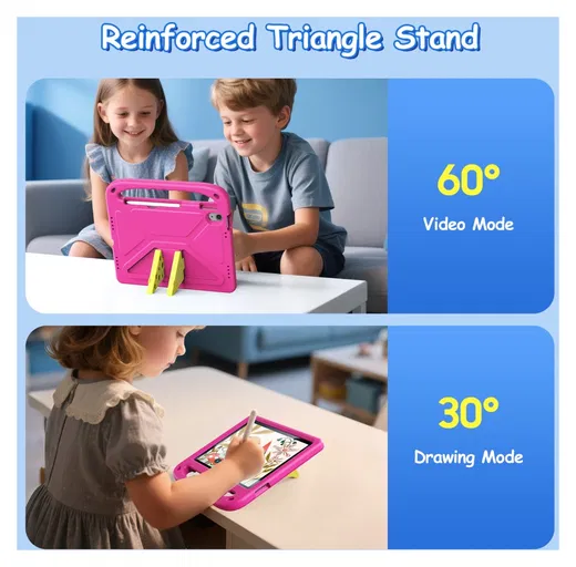 Dux Ducis iPad Air 11 (2024/2025) / Pro 11 (2024/2025) Kinder Tablethoes Roze afbeelding 7