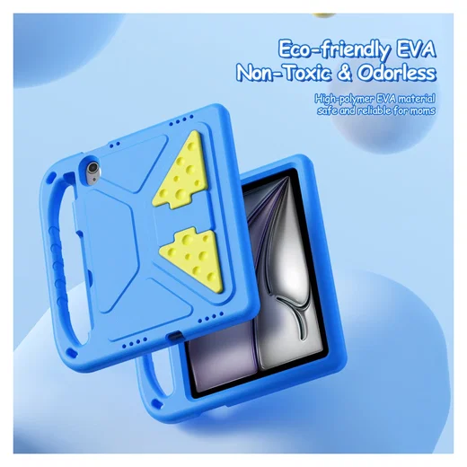 Dux Ducis iPad Air 11 (24/25/26) / Pro 11 (2024/2025) Kinder Tablethoes Blauw afbeelding 4