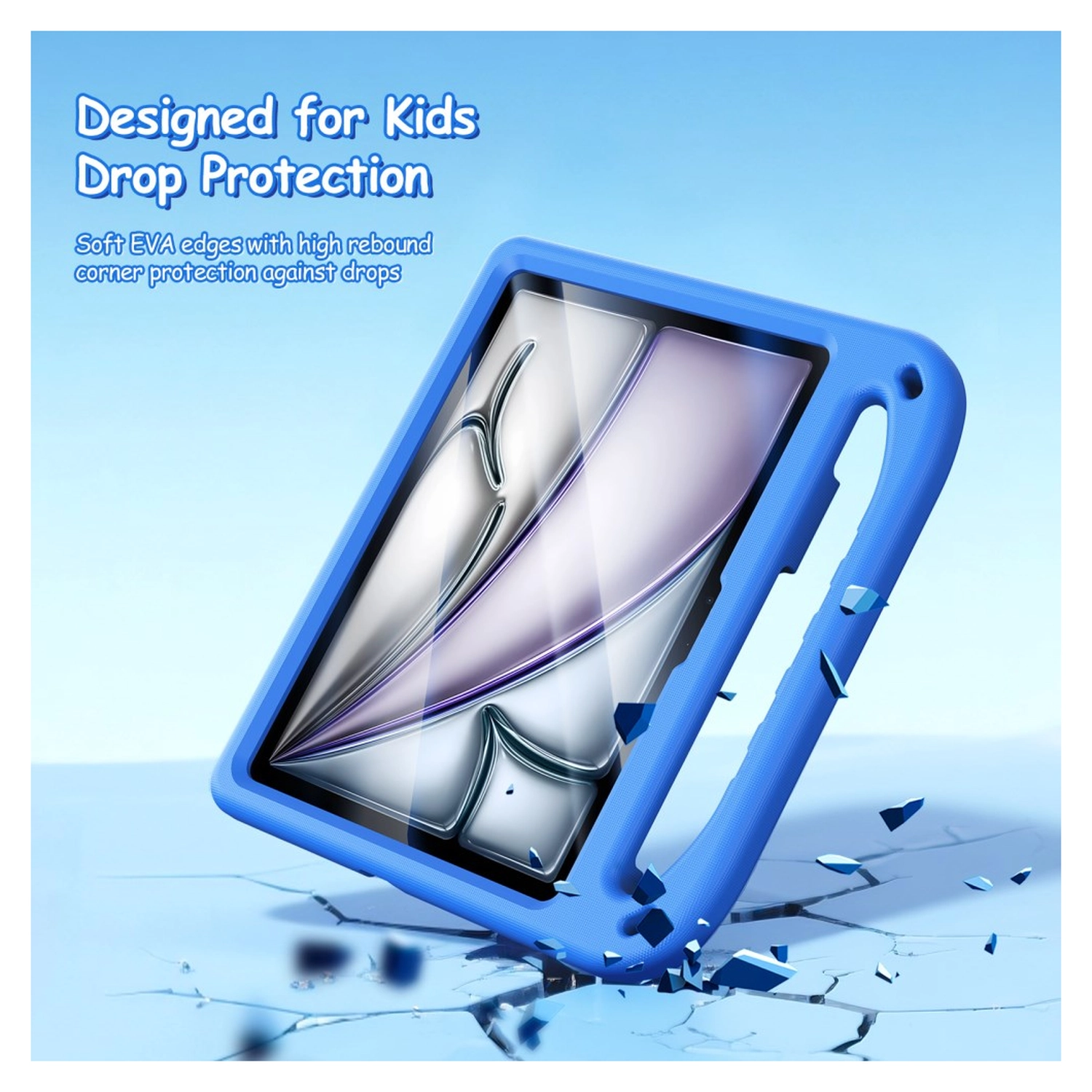 Dux Ducis iPad Air 11 (24/25/26) / Pro 11 (2024/2025) Kinder Tablethoes Blauw afbeelding 5