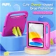 Dux Ducis PUFF iPad 11 (2025) / 10.9 (2022) Kinder Tablethoes met Handvat Roze afbeelding 3