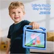 Dux Ducis PUFF iPad 11 (2025) / 10.9 (2022) Kinder Tablethoes met Handvat Blauw afbeelding 6