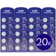 Buddi Apple AirTag Batterij CR2032 Lithium Knoopcelbatterij 210mh / 3V (20-Pack) afbeelding 2