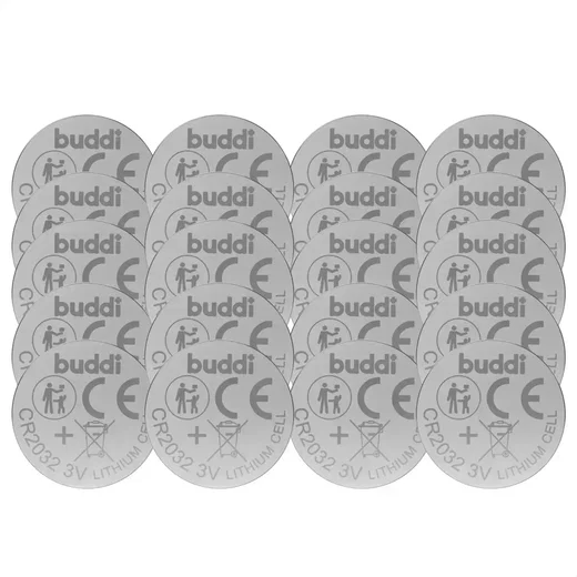 Buddi Apple AirTag Batterij CR2032 Lithium Knoopcelbatterij 210mh / 3V (20-Pack) afbeelding 10