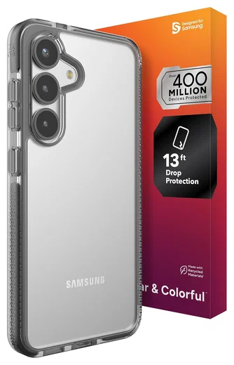 ZAGG Santa Cruz Samsung Galaxy S25 Edge Hoesje Back Cover Zwart afbeelding 1